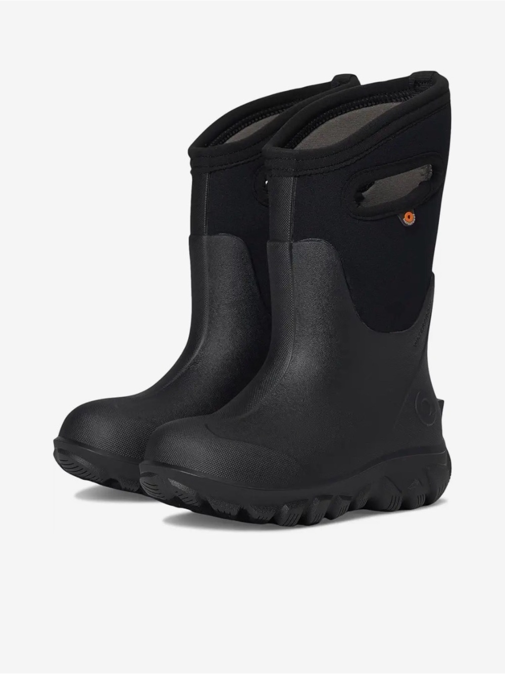 Bogs Kids Black Classic Seamless Waterproof Rain & Snow Boots